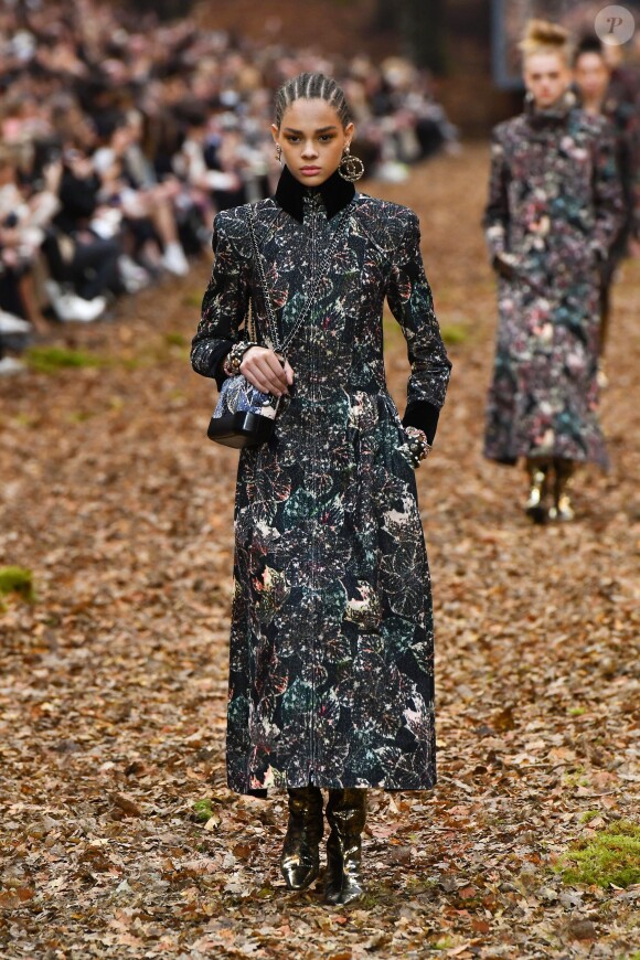 Défilé de mode "Chanel", collection prêt-à-porter automne-hiver 2018/2019, au Grand Palais à Paris. Le 6 mars 2018