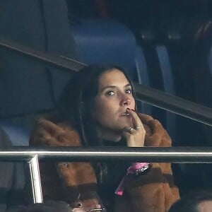 Pilar Rubio (compagne de Sergio Ramos) - People lors du huitième de finale retour de Ligue des Champion, du Paris Saint-Germain contre le Real Madrid au Parc des Princes à Paris le 6 mars 2018. Le Real à remporté le match sur le score de 2 buts à 1. © Cyril Moreau/Bestimage