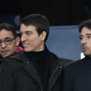 Alexandre Arnault et Antoine Arnault - People lors du huitième de finale retour de Ligue des Champion, du Paris Saint-Germain contre le Real Madrid au Parc des Princes à Paris le 6 mars 2018. Le Real à remporté le match sur le score de 2 buts à 1. © Rachid Bellak/Bestimage