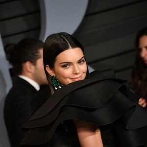 Kendall Jenner à la soirée post-Oscars du magazine Vanity Fair à Beverly Hills, Los Angeles, le 4 mars 2018.