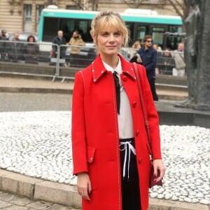 Mélanie Laurent assiste au défilé Miu Miu au Palais d'Iéna, toute de Miu Miu vêtue. Paris, le 6 mars 2018 © CVS / Veeren / Bestimage