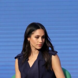 Le prince William, Kate Middleton, le prince Harry et sa fiancée Meghan Markle assistent au premier forum annuel de la Royal Foundation qui se tient à Aviva le 28 février 2018 à Londres, en Angleterre.