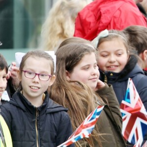 Le prince Harry et sa fiancée Meghan Markle viennent célébrer la journée internationale de la femme à Millennium Point à Birmingham le 8 mars 2018.