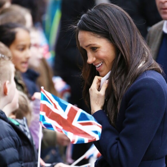 Le prince Harry et sa fiancée Meghan Markle viennent célébrer la journée internationale de la femme à Millennium Point à Birmingham le 8 mars 2018.