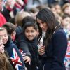 Le prince Harry et sa fiancée Meghan Markle viennent célébrer la journée internationale de la femme à Millennium Point à Birmingham le 8 mars 2018.