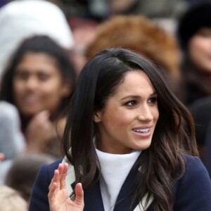 Le prince Harry et sa fiancée Meghan Markle viennent célébrer la journée internationale de la femme à Millennium Point à Birmingham le 8 mars 2018.