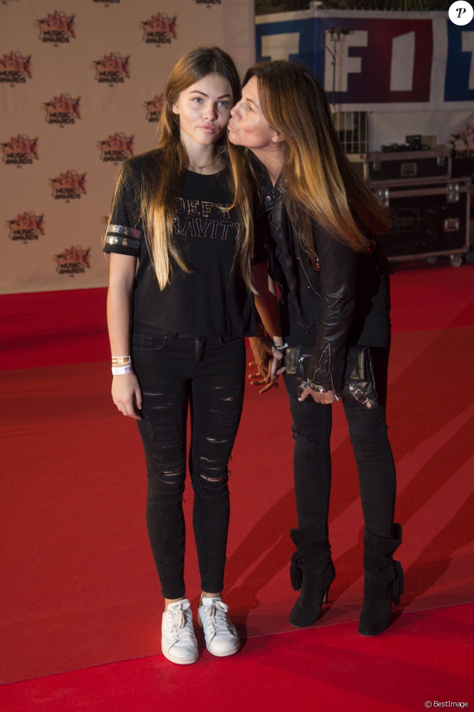 Véronika Loubry et sa fille Thylane Blondeau - Arrivées à la 17ème