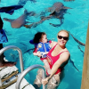 Coco et sa fille Chanel aux Bahamas. Mars 2018.