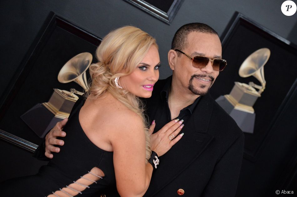 IceT et Coco Austin aux 60e GRAMMY Awards. New York, le 28 janvier