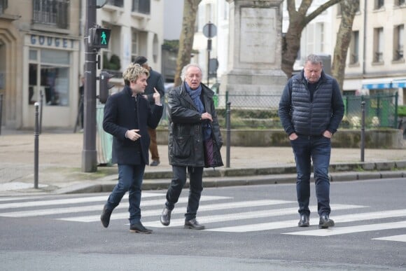 Didier Barbelivien lors de la messe hommage à Claude François en l'église Notre-Dame d'Auteuil à Paris le 10 mars 2018. Cette commémoration marque le 40ème anniversaire de la mort du chanteur. Ses obsèques ont été célébrées au même endroit le 15 mars 1978. © CVS / Bestimage  Merci de masquer le visage des enfants à la publication10/03/2018 - Paris