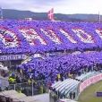 Hommage à Davide Astori lors du match entre la Fiorentina et Benevento le 11 mars 2018.