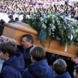Funérailles de Davide Astori à Florence le 3 mars 2018.