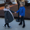 La princesse Gabriella et le prince héréditaire Jacques de Monaco, photo parue le 10 février 2018 sur le compte Instagram de la princesse Charlene.