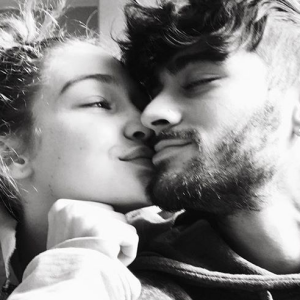 Gigi Hadid et Zayn Malik en février 2017.