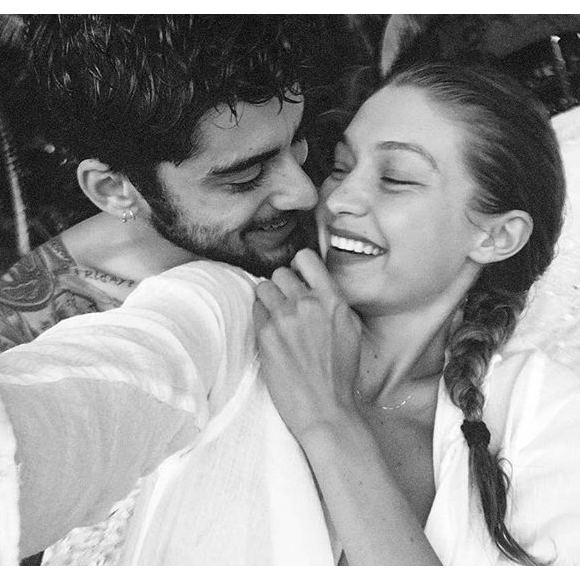 Gigi Hadid et Zayn Malik en septembre 2016.