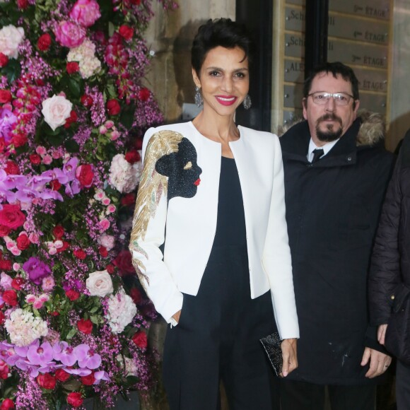 Farida Khelfa - Arrivées au défilé de mode "Schiaparelli", collection Haute-Couture printemps-été 2018, à Paris. Le 22 janvier 2018 © CVS - Veeren / Bestimage  Arrivals at Schiaparelli fashion show Haute-Couture S/S 2018 in Paris. On january 22th 201822/01/2018 - Paris