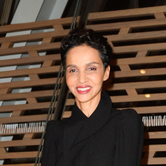 Semi-exclusif - No Tabloids - No Web - Farida Khelfa - Exposition "Etre moderne : Le MoMA à Paris" à la Fondation Louis Vuitton de Paris le 9 octobre 2017. © Coadic Guirec/Bestimage  'Semi-exclusive - No Tabloids - No Web No Blog - ''Etre moderne : Le MoMA à Paris' Exhibition at Fondation Louis Vuitton on October 9, 2017 in Paris, France.09/10/2017 - Paris