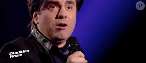 Frédéric Longbois dans "The Voice 7" sur TF1 le 17 mars 2018.