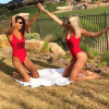Chloé Mortaud et Alexandra Rosenfeld à Las Vegas le 12 mars 2018.