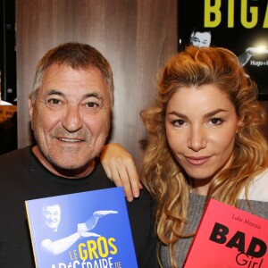 Jean-Marie Bigard et sa femme Lola Marois lors du salon du livre de Paris le 17 Mars 2018 à la Porte de Versailles de Paris. © Denis Guignebourg/Bestimage