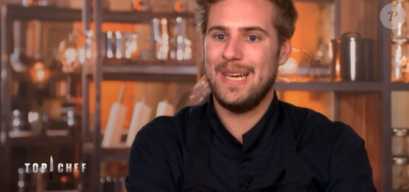 Jérémy lors du 8ème épisode de "Top Chef" (M6) mercredi 21 mars 2018.