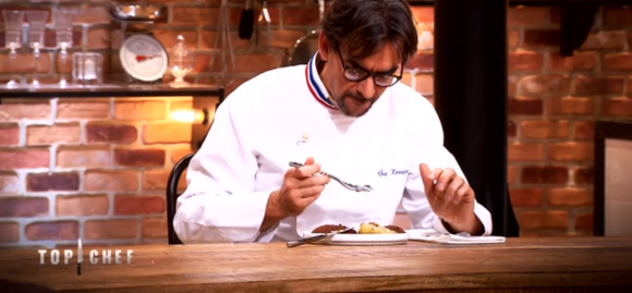 Guy Krenzer lors du 8ème épisode de "Top Chef" (M6) mercredi 21 mars 2018.