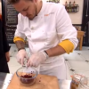 Michel Sarran et Mathew lors du 8ème épisode de "Top Chef" (M6) mercredi 21 mars 2018.