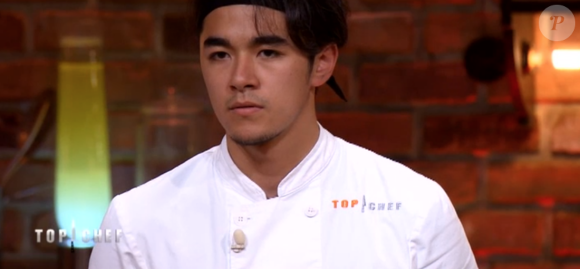 Geoffrey lors du 8ème épisode de "Top Chef" (M6) mercredi 21 mars 2018.