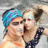 Yann Arnaud pose avec sa femme Inna Gorelova sur Instagram, en juillet 2017.