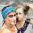 Yann Arnaud pose avec sa femme Inna Gorelova sur Instagram, en juillet 2017.