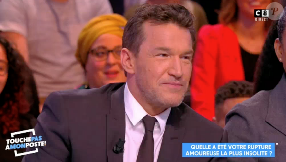 Benjamin Castaldi fait des révélations sur sa rupture avec Flavie Flament. Emission "Touche pas à mon poste" sur C8. Le 20 mars 2018.