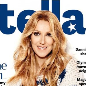 Céline Dion en couverture de Stellar