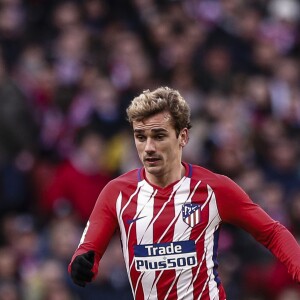 Antoine Griezmann lors du match de football la Liga, l'Atletico de Madrid contre le Celta de Vigo au stade Wanda Metropolitano à Madrid, Espagne, le 11 mars 2018.