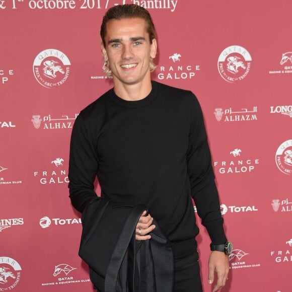 Antoine Griezmann - 96ème Qatar Prix de l'Arc de Triomphe à l'Hippodrome de Chantilly le 1er octobre 2017. © Coadic Guirec/Bestimage