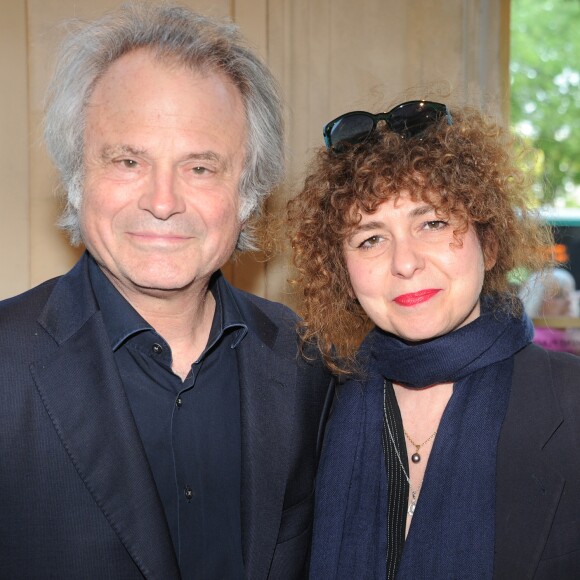 Franz-Olivier Giesbert et sa compagne Valérie Toranian - Concert commémoratif pour les 100 ans du génocide arménien au Théâtre du Châtelet à Paris, le 21 avril 2015.