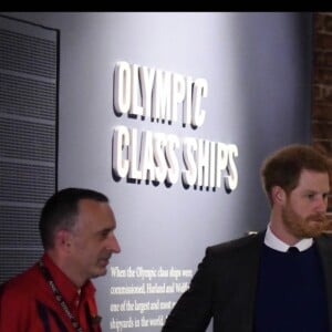 Le prince Harry et Meghan Markle ont visité le Musée Titanic le 23 mars 2018 à Belfast.