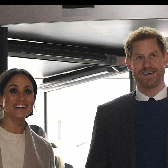 Le prince Harry et Meghan Markle à Belfast le 23 mars 2018.