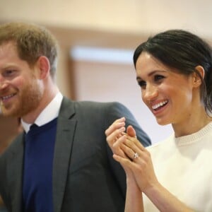 Le prince Harry et Meghan Markle à Belfast le 23 mars 2018.