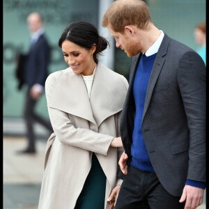 Le prince Harry et Meghan Markle à Belfast le 23 mars 2018.