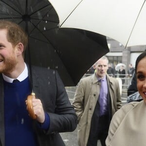 Le prince Harry et Meghan Markle à Belfast le 23 mars 2018.