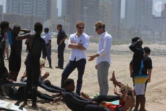 Le prince Harry à Durban le 1er décembre 2015 lors de sa visite en Afrique du Sud.