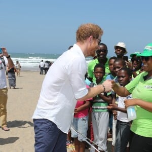 Le prince Harry à Durban le 1er décembre 2015 lors de sa visite en Afrique du Sud.