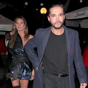 Heidi Klum est repartie avec Tom Kaulitz (Tokio Hotel) du club Delilah à West Hollywood. Le 13 mars 2018.