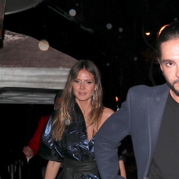 Heidi Klum est repartie avec Tom Kaulitz (Tokio Hotel) du club Delilah à West Hollywood. Le 13 mars 2018.
