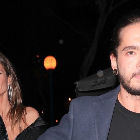 Heidi Klum est repartie avec Tom Kaulitz (Tokio Hotel) du club Delilah à West Hollywood. Le 13 mars 2018.