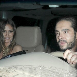 Heidi Klum est repartie avec Tom Kaulitz (Tokio Hotel) du club Delilah à West Hollywood. Le 13 mars 2018.