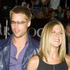 Brad Pitt et Jennifer Aniston à l'avant-première du film "Rock Star" à Los Angeles en septembre 2001