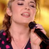Julianna dans "The Voice 7" sur TF1, le 31 mars 2018.