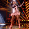 Karolyn dans "The Voice 7" sur TF1, le 31 mars 2018.