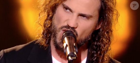 Jorge Sabelico dans "The Voice 7" sur TF1 le 31 mars 2018.